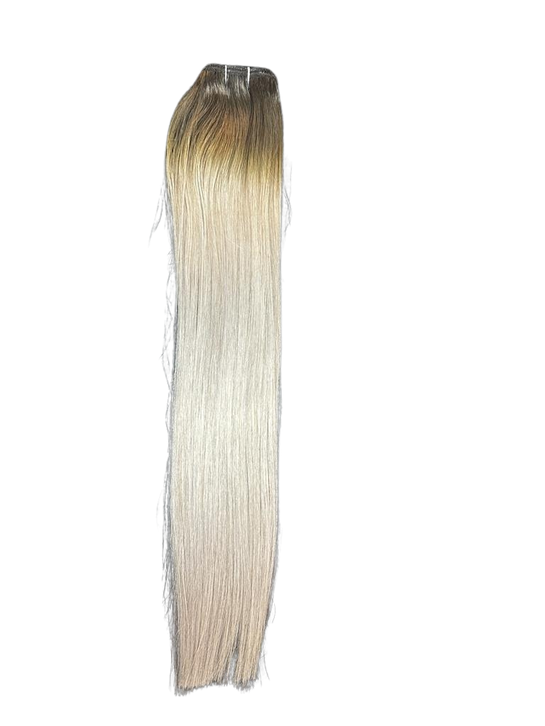 Straight - Human Hair Bundle - Color #3T/Silver
