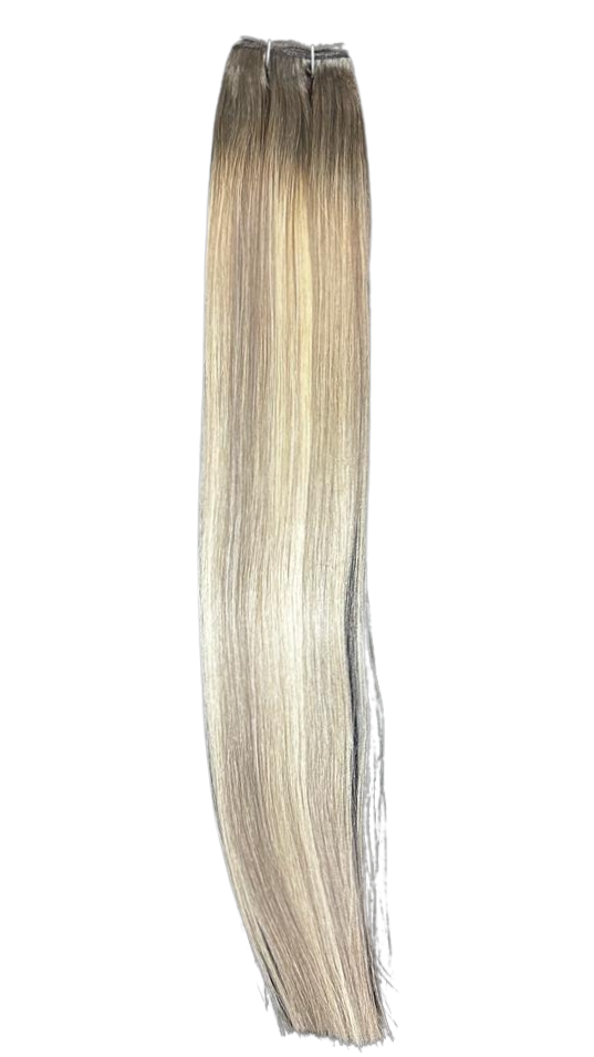 Straight - Human Hair Bundle - Color #Jorge Balayage