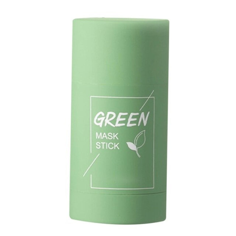 Green Tea Eggplant Oil Control Facial Mask Stick for Pore Shrinkage, Blackhead Removal, and Moisturizing Mud Mask