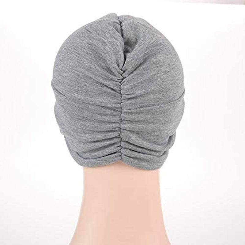 Chemo Sleep Turban Headwear Scarf Beanie Cap Hat for Cancer Patient Hair Loss