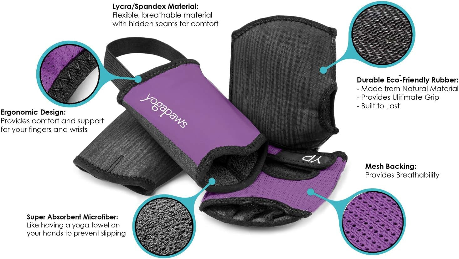 Professional title: " Skinthin Non-Slip Yoga Gloves and Socks for Enhanced Grip and Comfort during Hot Yoga, Crossfit, Cycling, and for Moisture Control"