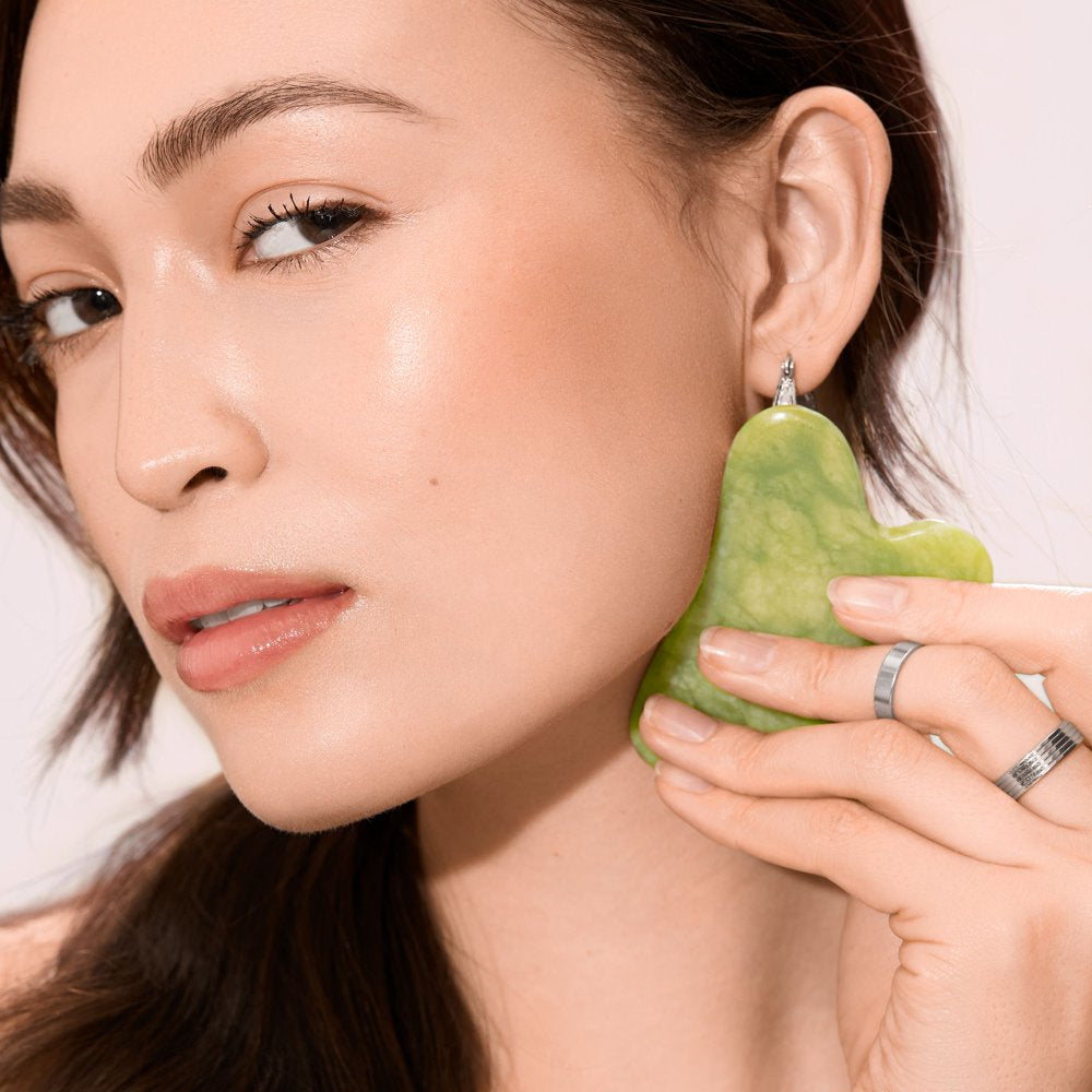 Authentic Jade, Premium Skincare Tools - 2 Piece Roller Bundle"