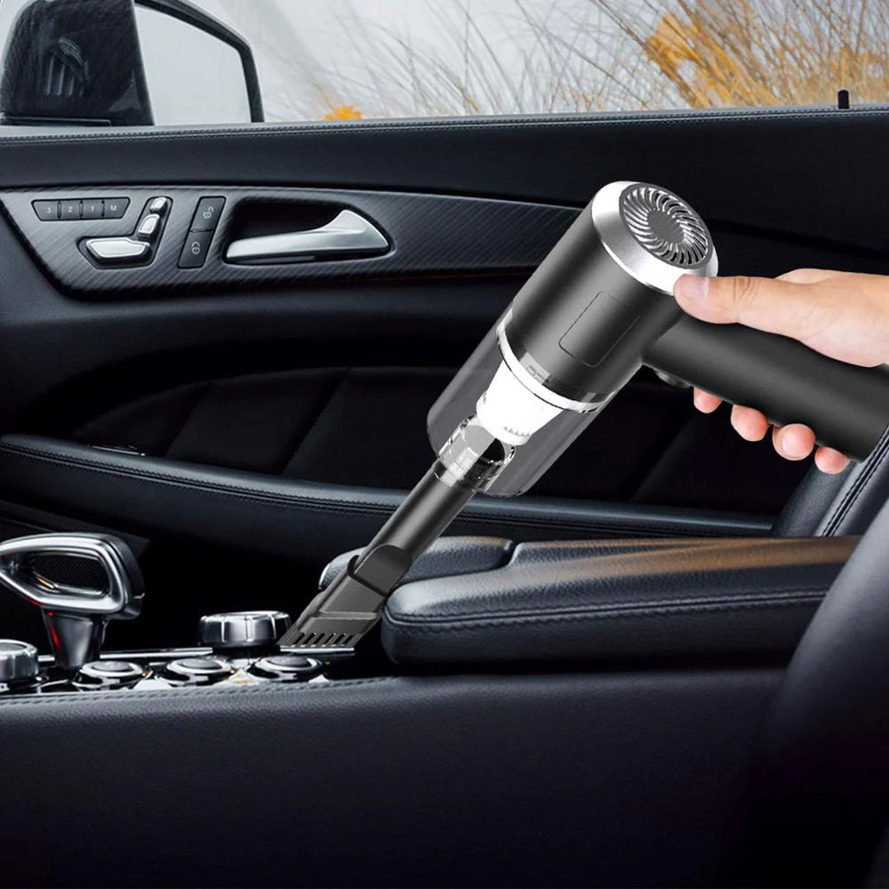 Portable Cordless Handheld Vacuum Cleaner - Powerful 120W, Ideal for Car, Home, and Auto Use