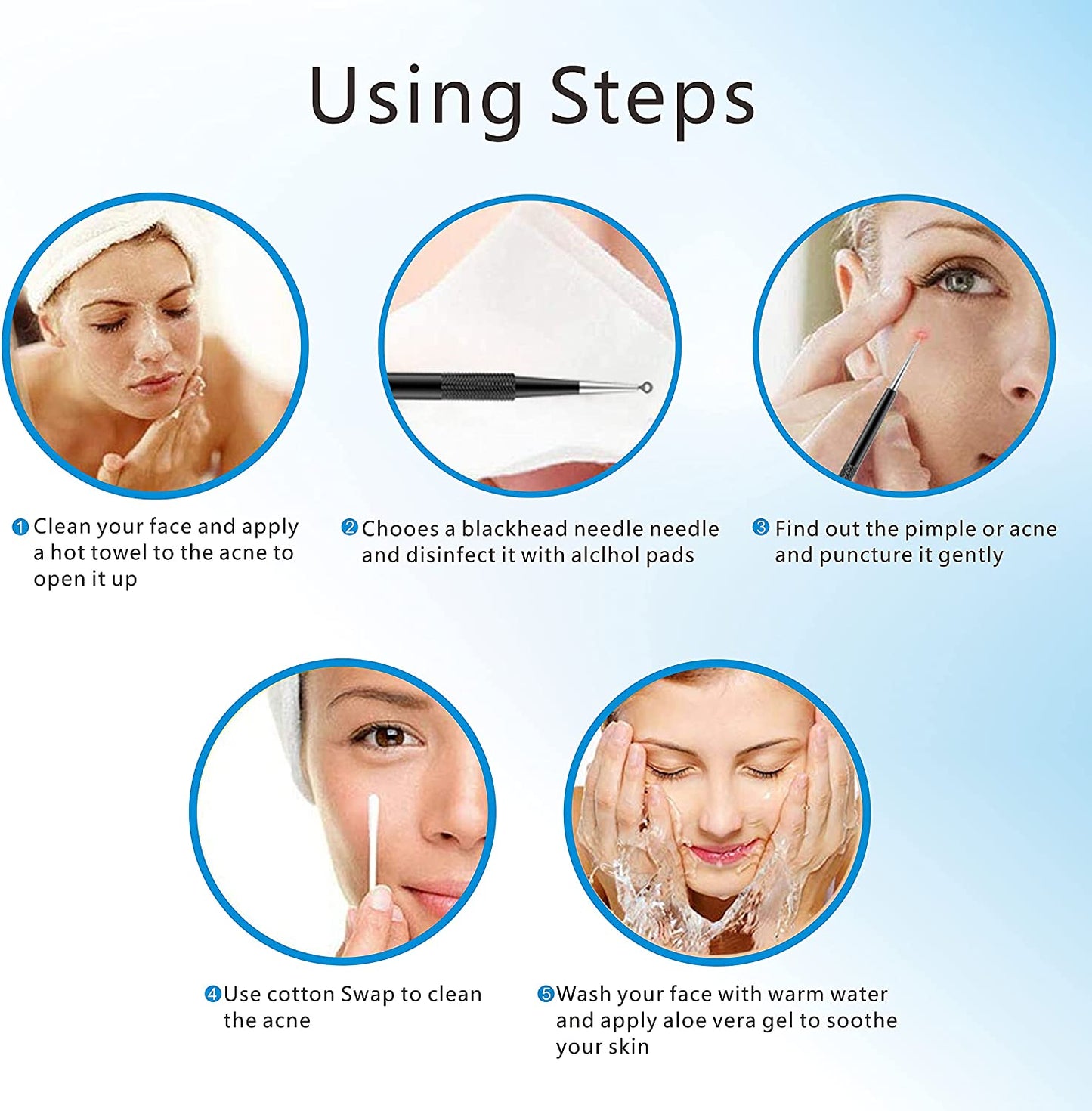 Easy and Effective Removal of Blackheads, Pimples, and Whiteheads on the Face and Nose