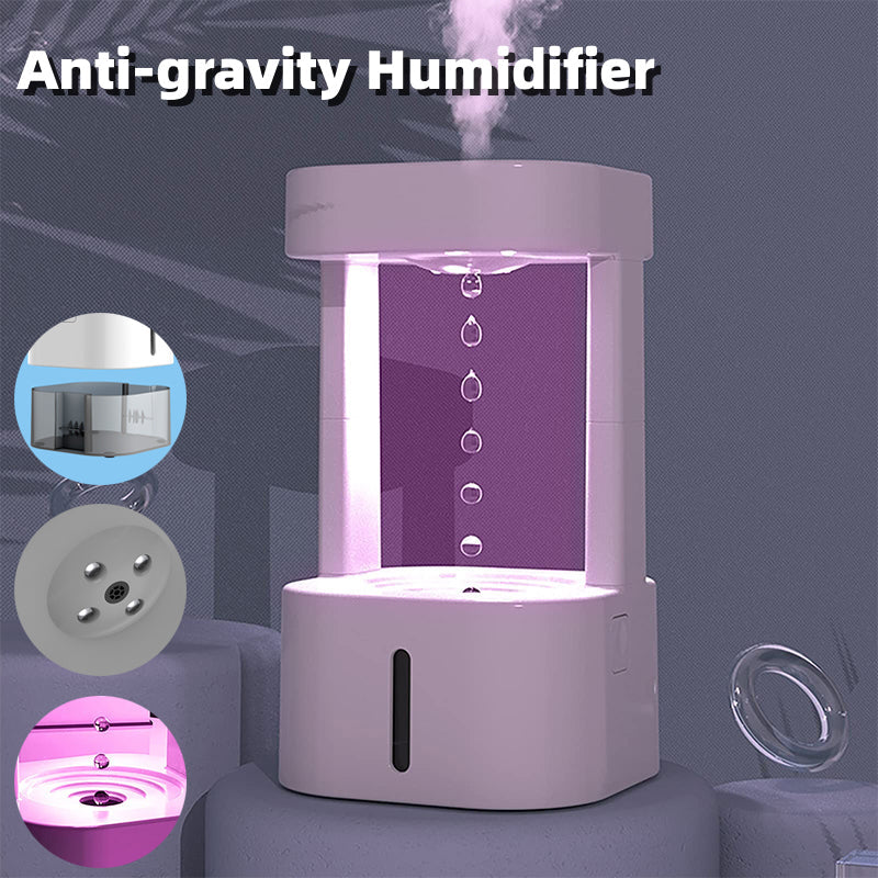 Creative Anti-Gravity Water Drop Humidifier 580ml