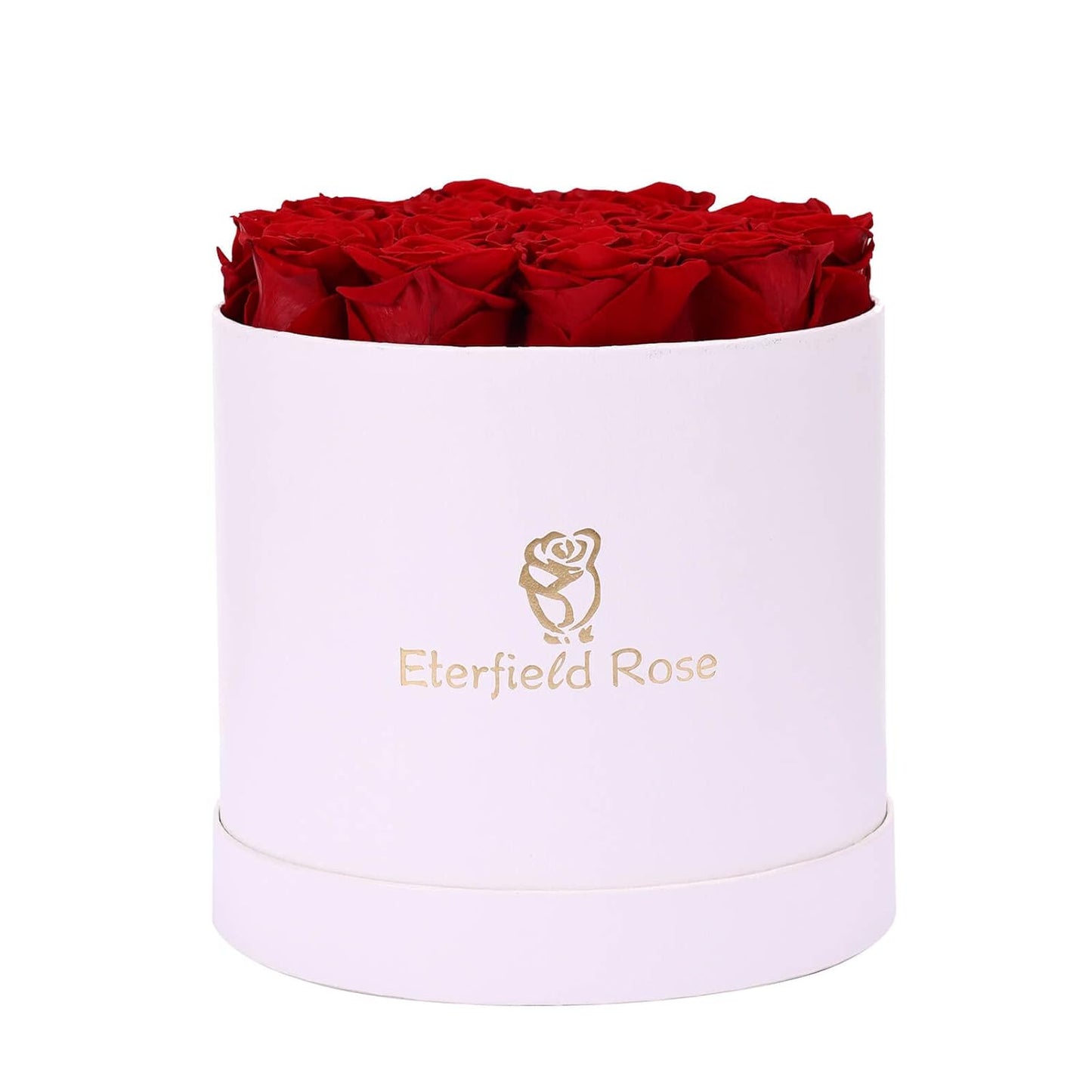 Forever Flowers Preserved Rose in a Box Real Roses 16-Pieces