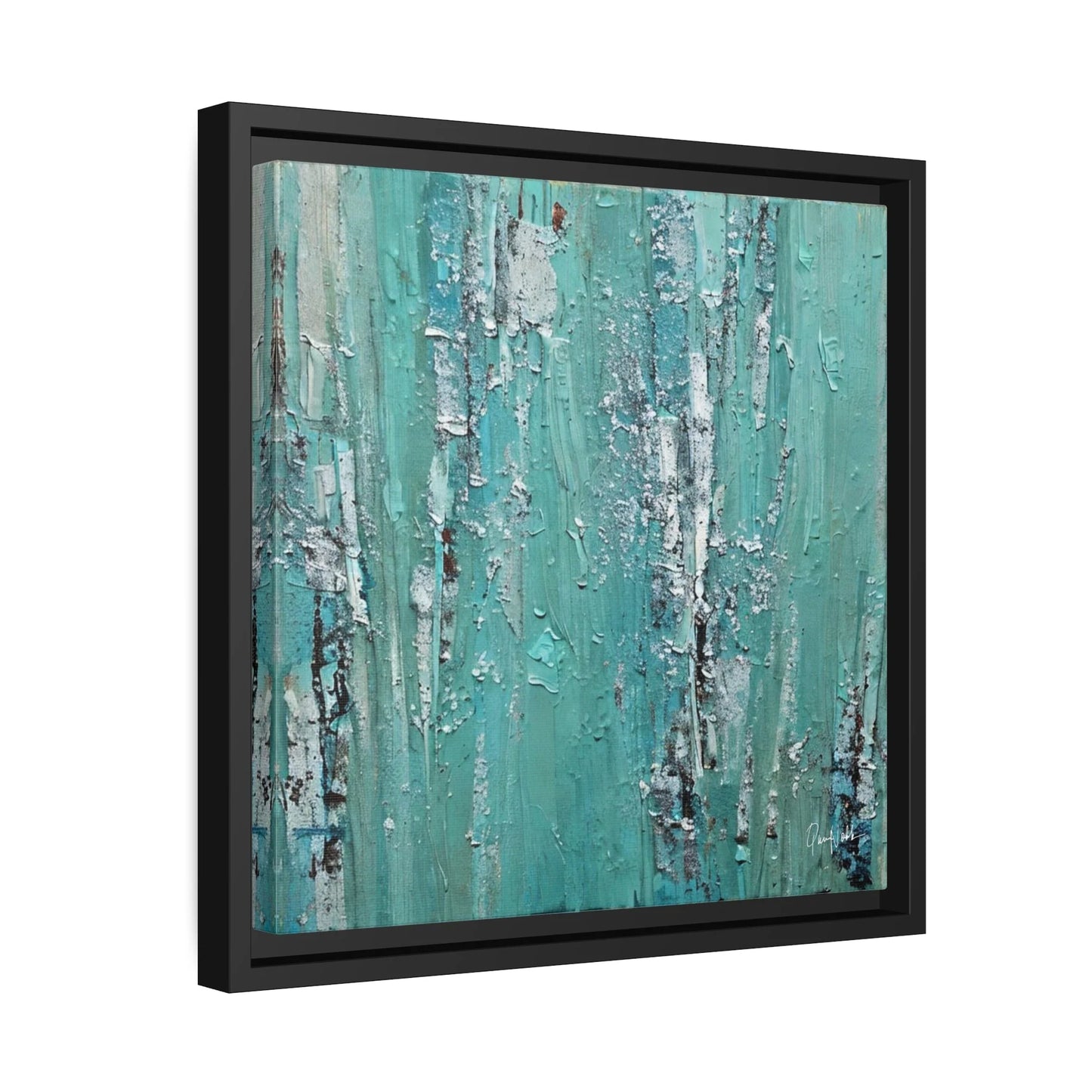 "Premium Canvas Wall Art with Frame and Eco-Friendly H20 - by Queennoble"