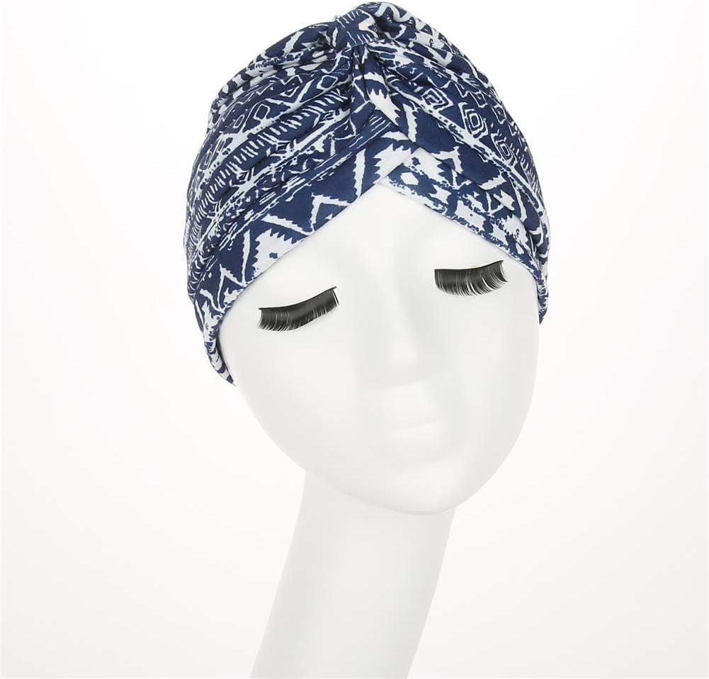 Women'S Cotton Turban Head Wrap Cancer Chemo Beanies Cap Headwear Cap Bonnet Hair Loss Hat