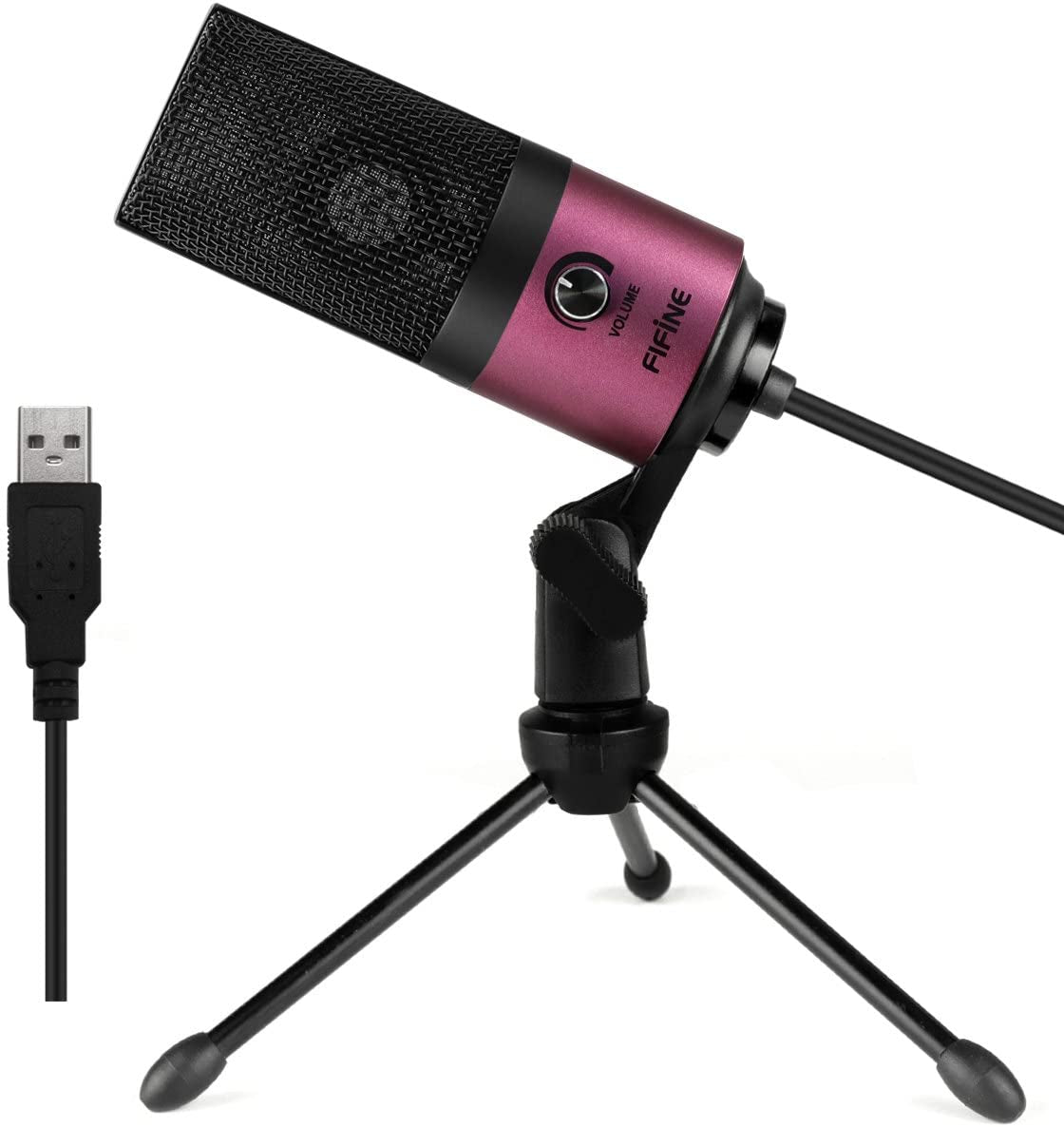 Podcast Condenser Microphone for Laptop Recording