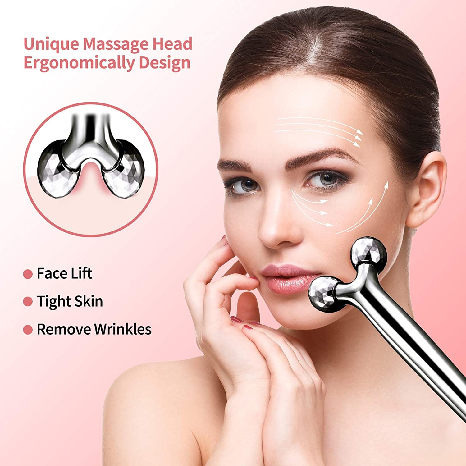  Face Roller Massager - Enhances Skin Tone and Promotes a Youthful Appearance