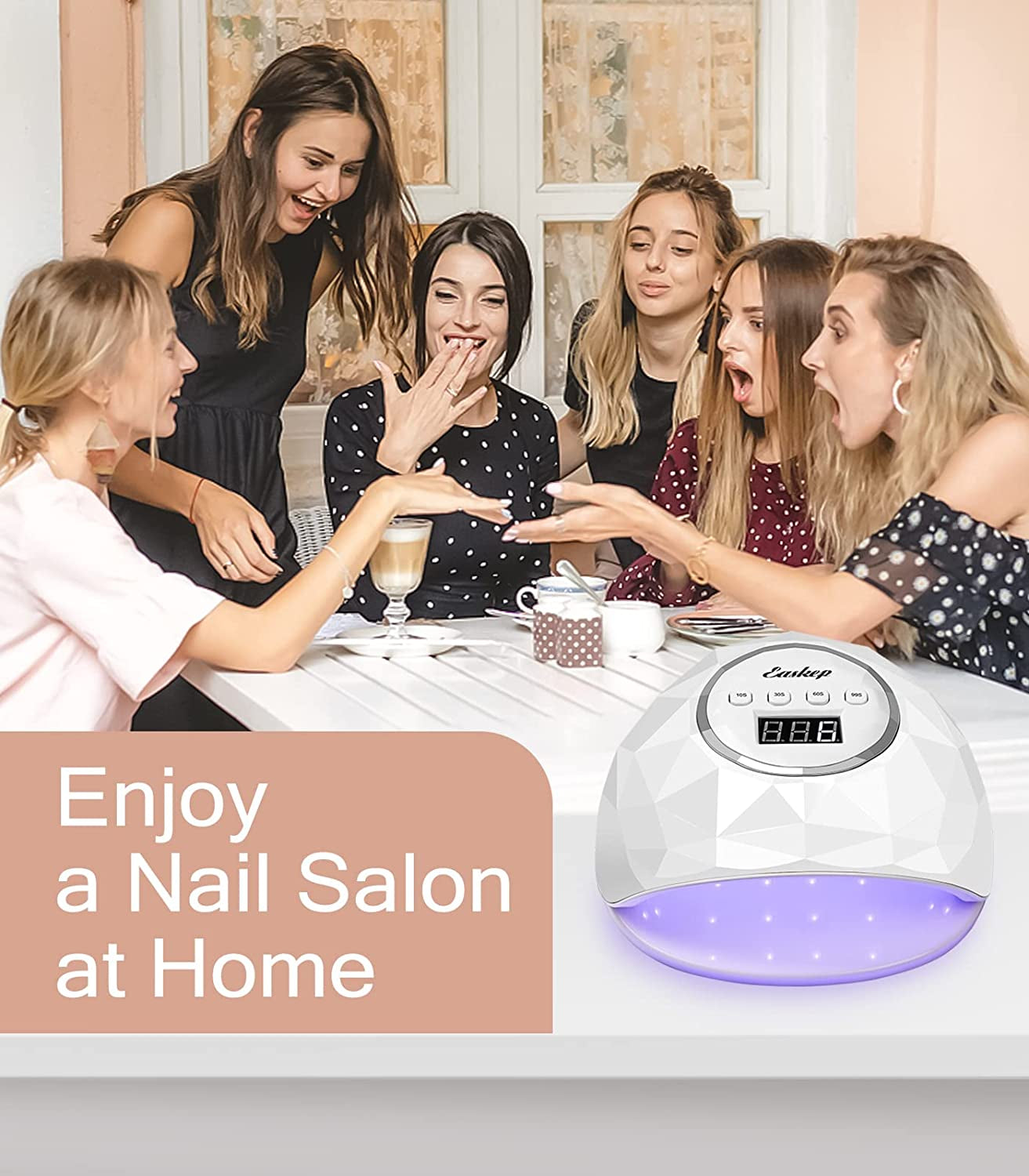 Professional Nail Dryer with Eyes Protection