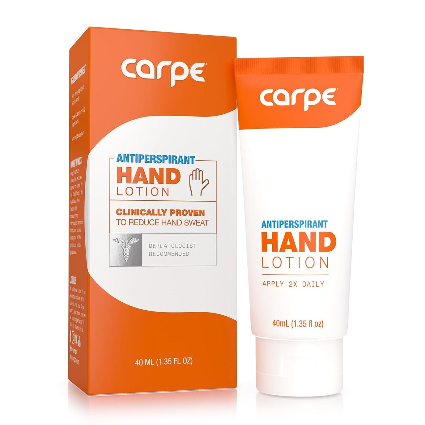 Antiperspirant Hand Lotion: A Dermatologist-Recommended Solution to Control Hand Sweat, Ideal for Hyperhidrosis (Original Eucalyptus)