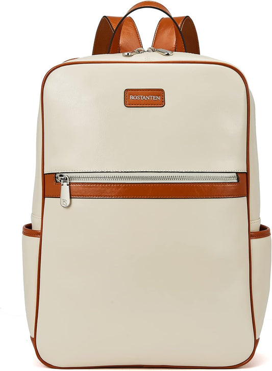 Genuine Leather 15.6 Inch Laptop Backpack 