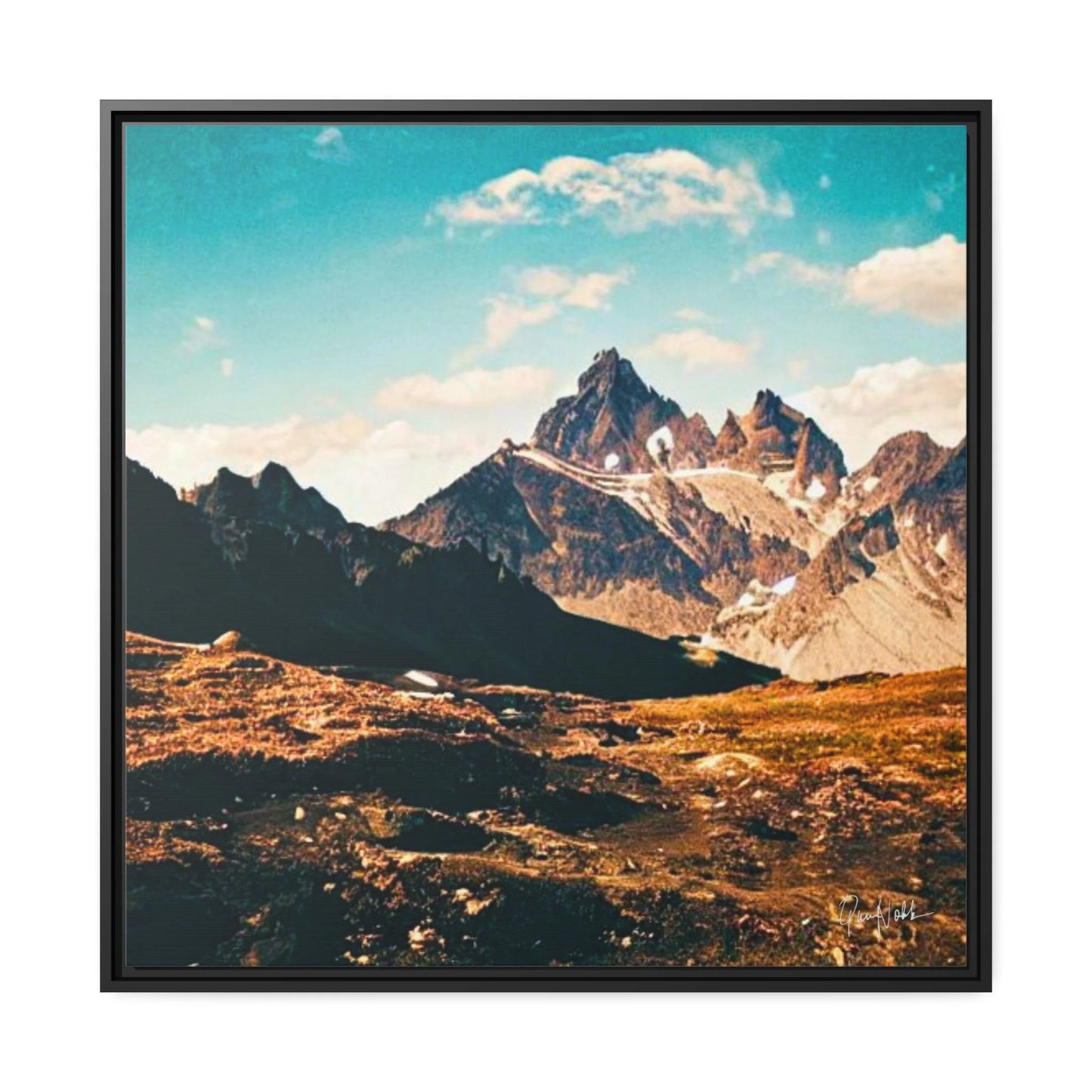 "Exquisite Framed Canvas Prints of Mountain Fine Art Photography by Queennoble"