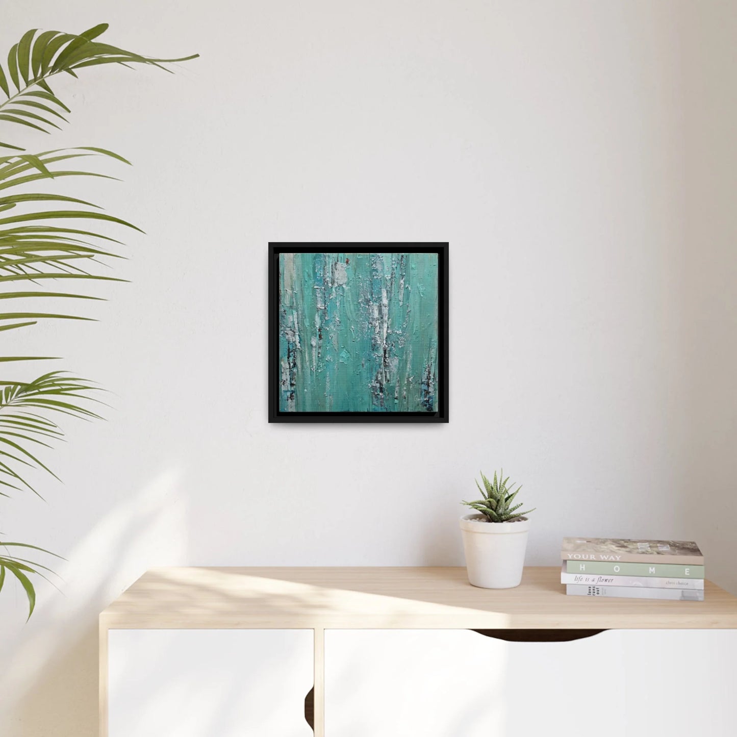 "Premium Canvas Wall Art with Frame and Eco-Friendly H20 - by Queennoble"