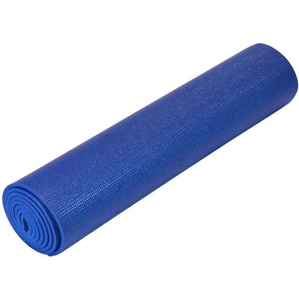 " Premium 1/4" Yoga Mat in Royal Blue"