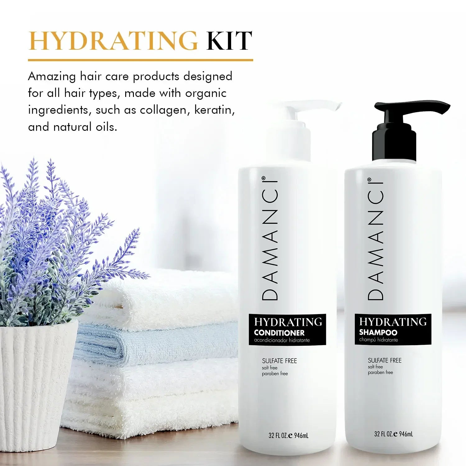 Damanci, Hydrating Shampoo & Conditioner